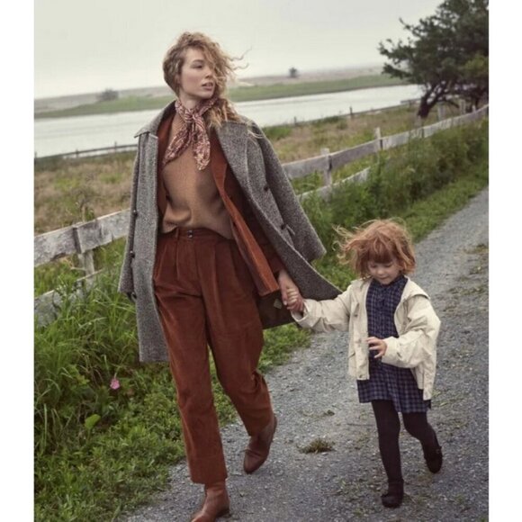 💕DOEN💕 Atherton Pant ~ High Waisted Corduroy Pants Terra Di Siena 6 NWT - Picture 3 of 16